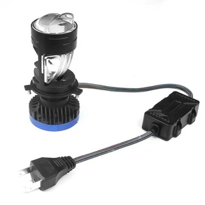 12V/24V H4发光二极管投影仪H4迷你发光二极管投影仪前照灯双镜头H4投影仪发光二极管前照灯双镜头带反射器发光二极管 - Product Image 2