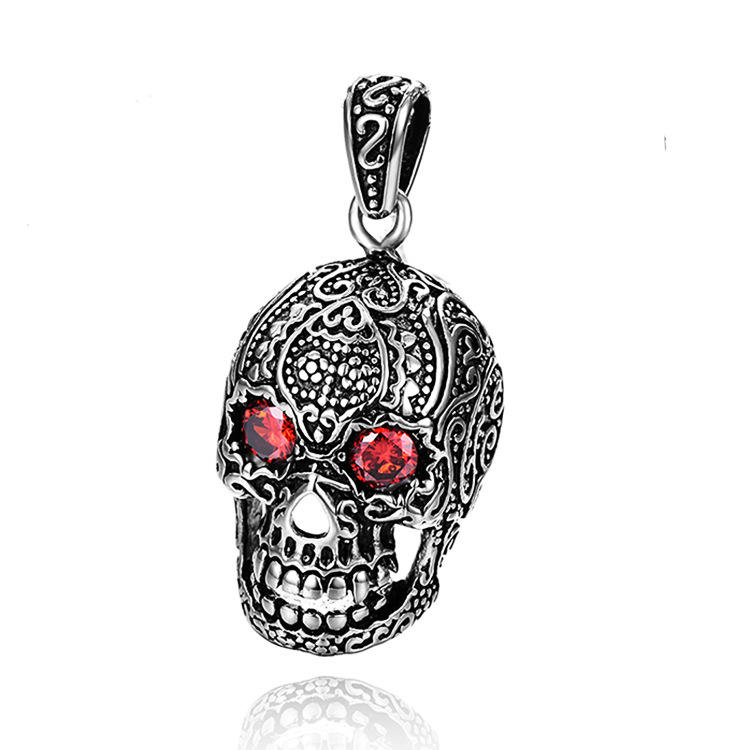 Steel color individual pendant-number