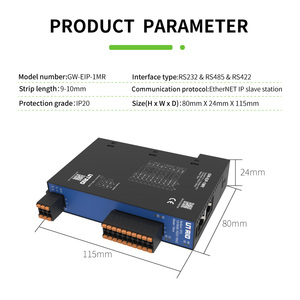 Protocollo gateway EtherNET/IP a RS485/RS232/RS422 Modbus RTU convertitore di protocollo convertitore di dati - Product Image 2