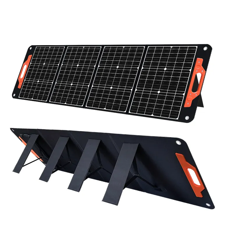 Vinh Quang năng lượng mặt trời di động có thể gập lại bảng điều khiển năng lượng mặt trời Kit Monocrystalline 120 Wát phù hợp cho cắm trại ngoài trời đi du lịch
