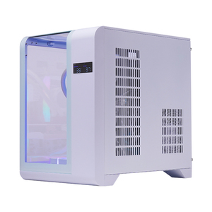 Schermo LCD integrato in vetro curvo MicroATX a metà torre eSport telaio con effetto di illuminazione panoramica custodia per Computer Desktop - Product Image 6