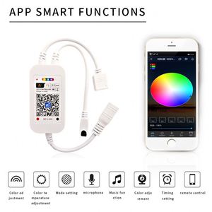 DC12V RGB Wifi LED Controller Android /IOS Mini + IR 24 tasti 44 tasti telecomando per 5050 SMD luce a strisce LED tramite Smartphone - Product Image 2