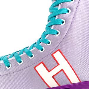 רמה גבוהה של נשים שורה כפולה להחליק רולר להחליק על 4 גלגלים קל השכרת נעלי החלקה בד - Product Image 6