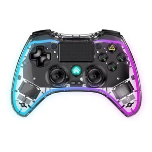 Neuer transparenter RGB Wireless BT Controller Touch Control Gamepad Joystick Kompatibel mit PS 4/Switch/TV/Android/IOS-Geräten - Product Image 5