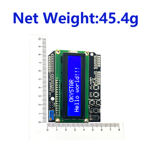 OKY4004 LCD 1602 16 X2 Zeichen LCD-Platine Tastatur schild Blaue Hintergrund beleuchtung