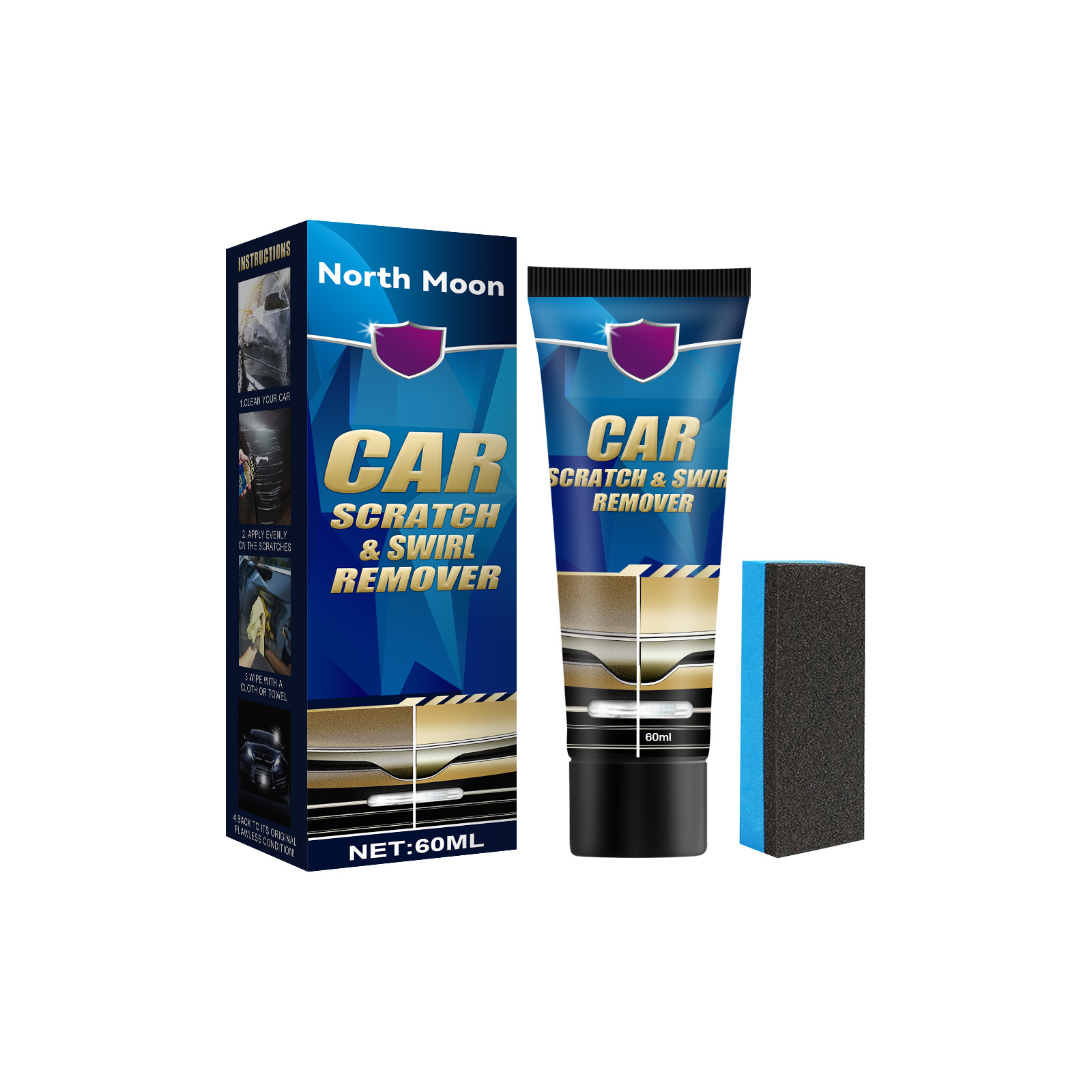 60ml + esponja (en caja)