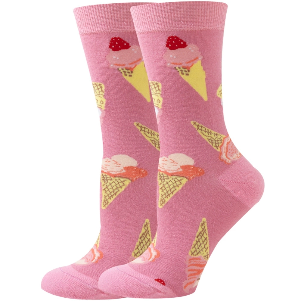 Pink ice cream cone