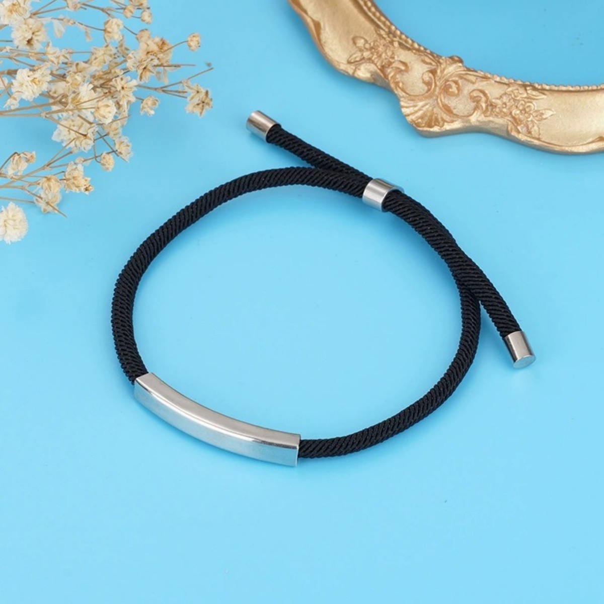 Ciondolo in argento+cordino nero