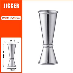 Fabrika doğrudan japonya tarzı 30ml 60ml toptan içecekler ölçüm jimeasurements ölçümleri ile 304 paslanmaz çelik Jigger - Product Image 4