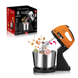 RAF Hands-<strong>free</strong> Automatic Mixing Household <strong>Mixer</strong> with 7-speed Manual <strong>Mixer</strong> and Two Types of Mixing Heads - Product Image 2