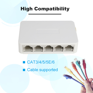 5 Port Gigabit ağ anahtarı 10/100 / 1000Mbps Ethernet anahtarı adaptörü hızlı RJ45 Ethernet Switcher LAN anahtarlama Hub - Product Image 5