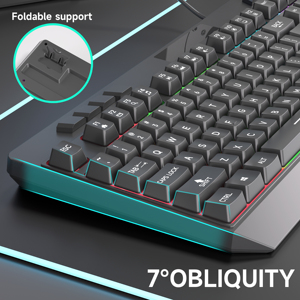 Umila 104 Tasten Standard Türkische Sprache Teclados Gaming USB RGB Multifunktion ale computer kompatible Gaming-Tastatur klavye - Product Image 3