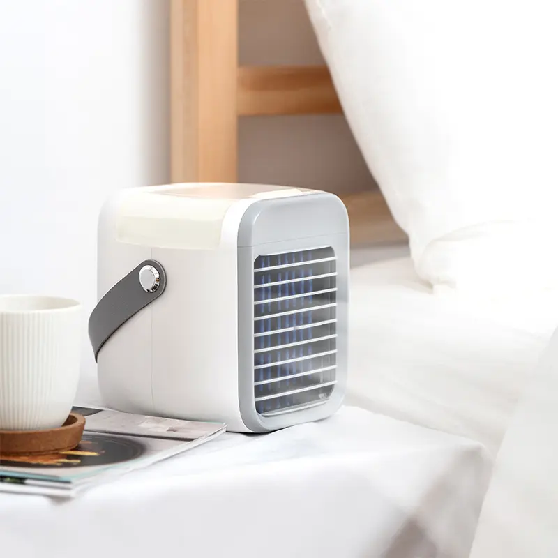 Mini aire acondicionado portátil usb para habitación, refrigerador de aire Personal