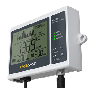 Controlador de CO2 Temperatura de invernadero, controlador de humedad y CO2 Controlador de humedad del sensor remoto para tiendas de cultivo - Product Image 4