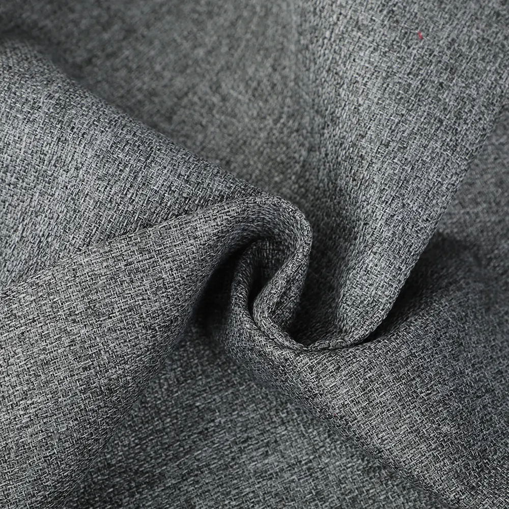 100% Polyester Linen cái nhìn dệt vải nặng trọng lượng trên bán cho sofa sử dụng
