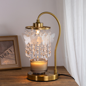 Luxe Kaars Warmer Lamp Home Decor Bureau Tafellamp Geur Aroma <span class=keywords><strong>Diffuser</strong></span> Was Brander Melter X-Mas Geschenken Nieuwe Vlindervorm - Product Image 5