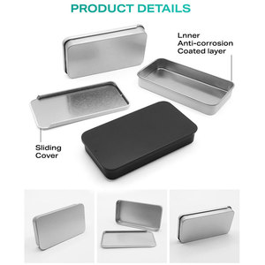50ml 100ml 150ml White Packing Container <strong>Tin</strong> <strong>Can</strong> Box Rectangle Packaging <strong>Tins</strong> Jars <strong>square</strong> <strong>Tins</strong> - Product Image 3