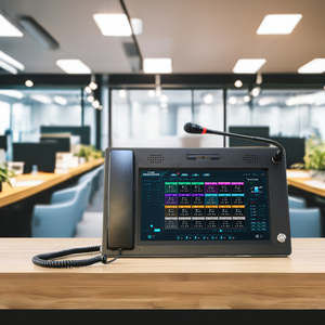 11'6 Inch <strong>SIP</strong> Phone Call Stations IP Network Operator Workstation Control Room Consoles PA Operator Broadcast <strong>Intercom</strong> <strong>Systems</strong> - Product Image 6