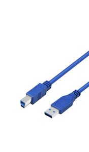 Bochara USB 3.0打印机电缆a型公到b型公30厘米到5m箔 + 编织屏蔽包装在盒子里 - Product Image 5
