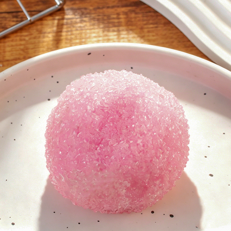 Boule de neige rose
