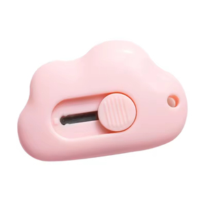 Adorable Tiny Cloud Retractable Paper <strong>Cutter</strong> Art Knife <strong>Cutters</strong> Letter Opener for <strong>Key</strong> Chain Pocket Bag DIY Projects for Gift - Product Image 2