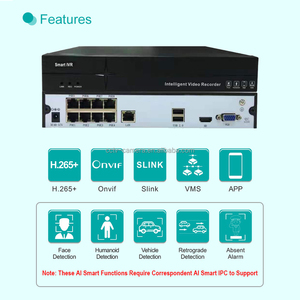 Linux OS Embedded Mobile App Customize Software OEM OMD 8 Channel IVR H.265 8CH 5MP IP PoE NVR - Product Image 5