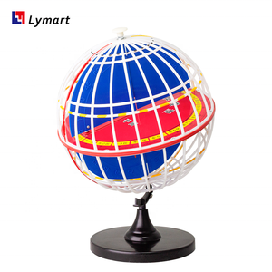 Küre dönen 360 boylam ve enlem modeli - Product Image 2