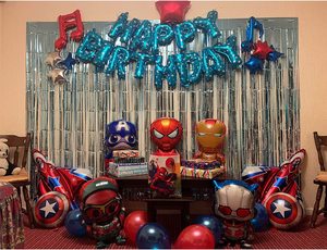 Tùy Chỉnh Siêu Anh Hùng Chủ Đề Bóng Sinh Nhật Trang Trí Thiết Lập Nguồn Cung Cấp Bên Siêu Anh Hùng Bóng Bay Bên Cho Bé Trai Chủ Đề Đảng - Product Image 2