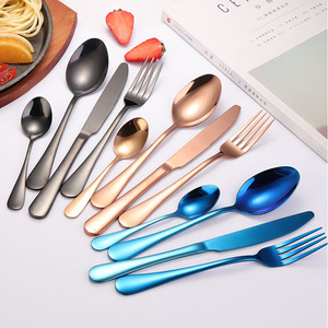24件410不锈钢餐具套装包括叉刀勺子、镜面抛光餐具套装、餐具餐具 - Product Image 3