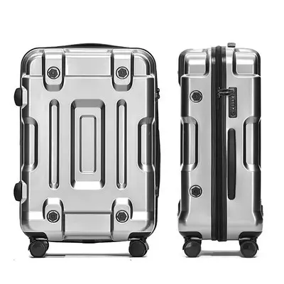 Valise de voyage en alliage d'aluminium et de magnésium Valise à roulettes pour hommes Valise cabine à roulettes