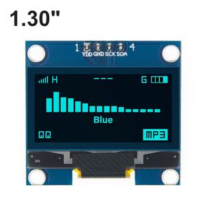 Modulo Display OLED da 1.3 pollici colore bianco blu Chip Drive SH1106 128x64 OLED LCD LED IIC I2C modulo comunicare per Arduino