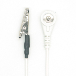 Factory Price Customized 4.0 <strong>mm</strong> Medical Male Buckle to Alligator Clip Medical <strong>Cable</strong> for Testing Machine - Product Image 4