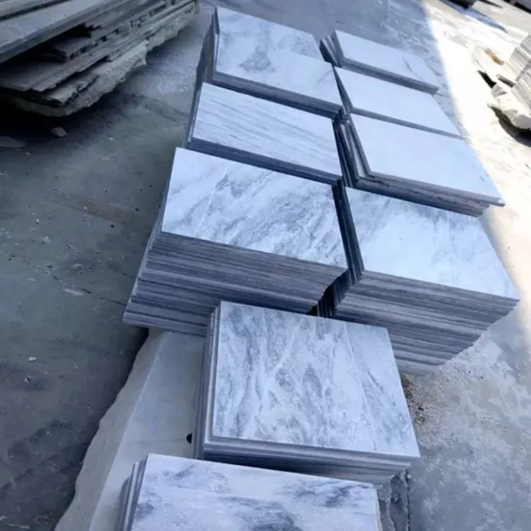 Padronizador atacado preço barato nuvem azulejos cinza pedra mármore padrão pavimento