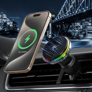360回転可能Qi2ワイヤレス充電エアベント車ワイヤレス充電器磁気電話ホルダー<span class=keywords><strong>Apple</strong></span> <span class=keywords><strong>iPhone</strong></span>用