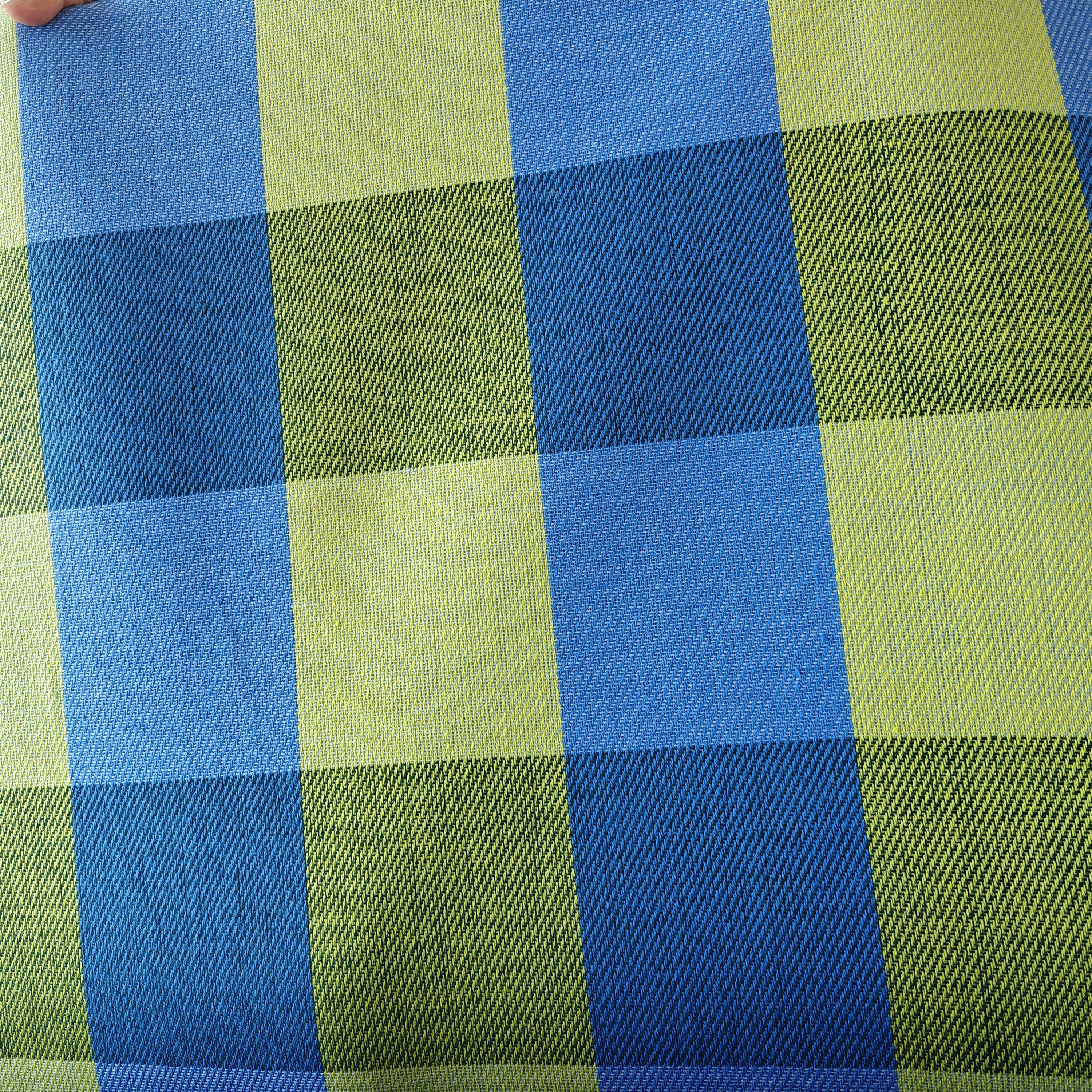 Blue green square grid