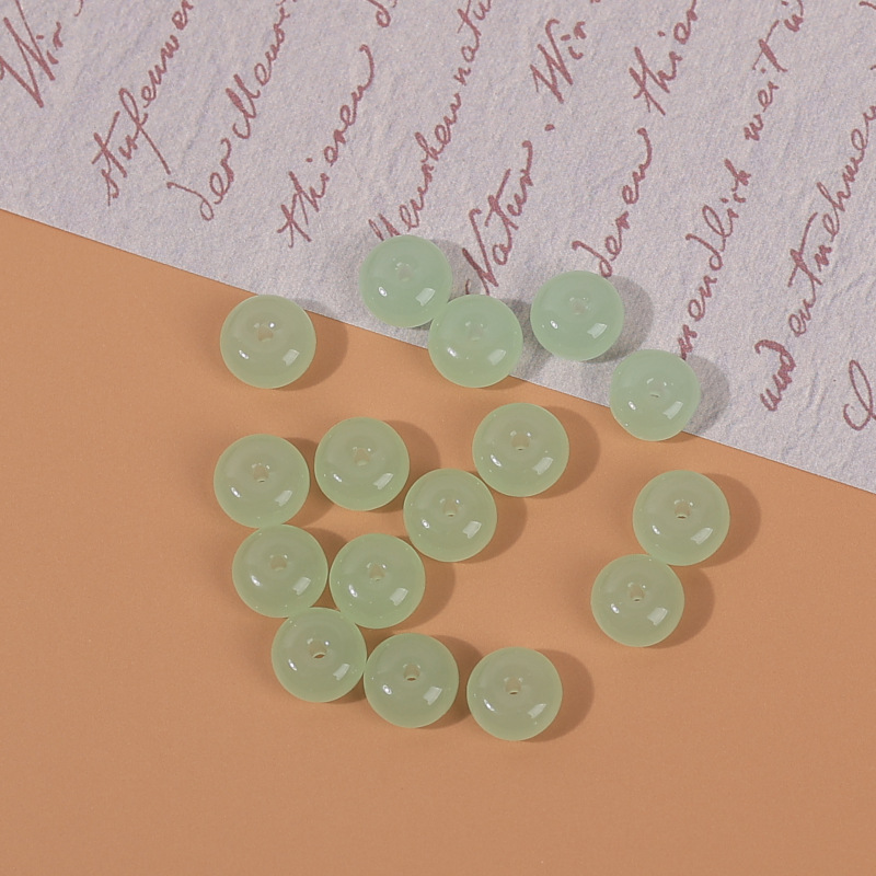 Transparent Jade green