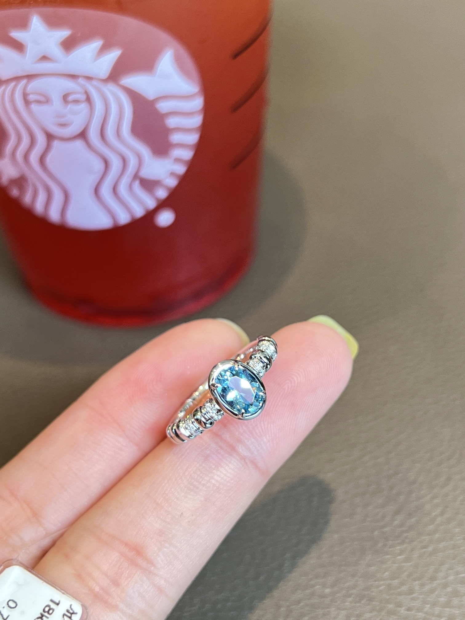 Bague saphir