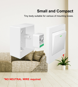 New Mini DIY Smart <strong>Module</strong> 1/2/3/4 Gang Tuya Google Home <strong>Zigbee</strong> Light Switch Controller No Neutral Line Compatible Smart Life - Product Image 4