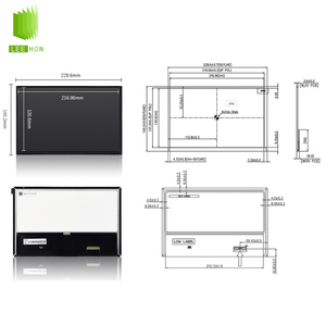 Módulo LCD de grado industrial de 10,1 pulgadas BOE 1280x800 LVDS EV101WXM N10 400NITs Pantalla delgada TFT IPS Pantalla LCD Panel LCD - Product Image 2