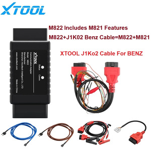 XTOOL M822 Adapter Work with X100 Pad3 Car <strong>Key</strong> <strong>Programmer</strong> for Toyota 8A for Mercedes-Benz AIl <strong>Key</strong> Lost Work With KC501 MAX IK618