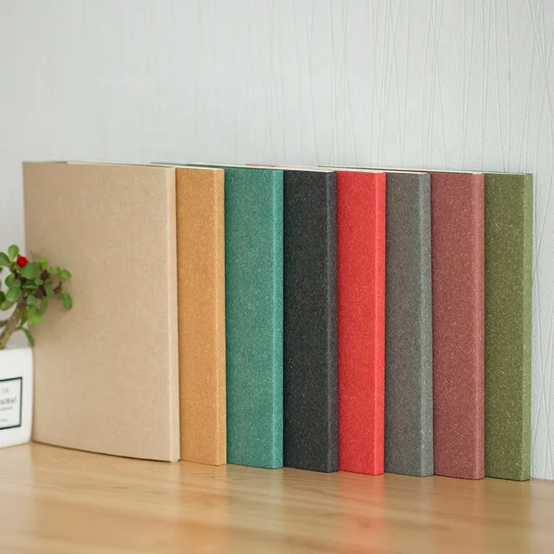 Kleurrijke Plain Oefening Kraft Ecologische Paper Notebooks