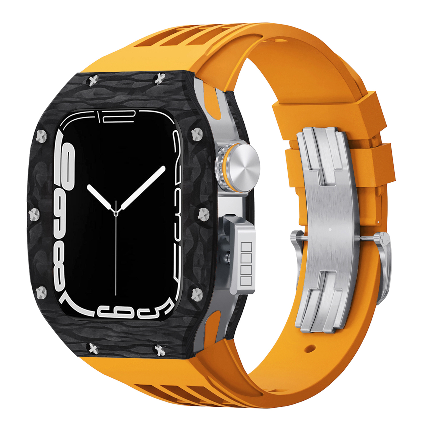 #2sliver case+yellow band
