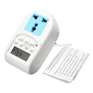 EU Germania presa di corrente universale timer display digitale A CRISTALLI LIQUIDI di controllo del tempo di AL-06 SPINA IN 24 ore TIMER - Product Image 6