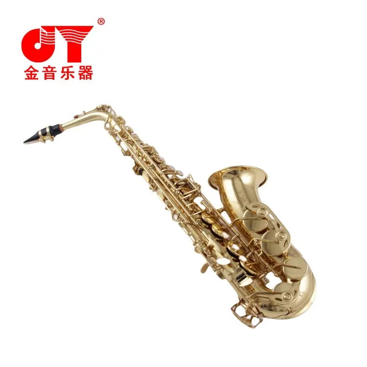 Производители оптом принимают OEM alto saxophone eb-tone электрофоретическая Золотая краска
