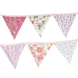 Banderines triangulares colgantes personalizados de Venta caliente, banderas triangulares de fiesta, banderines de cuerda, banderines - Product Image 4