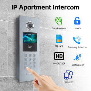 Smart IP /TCP Video Door Phone Security Home Sistema de control de acceso Sistema de intercomunicación para edificios de apartamentos múltiples - Product Image 5