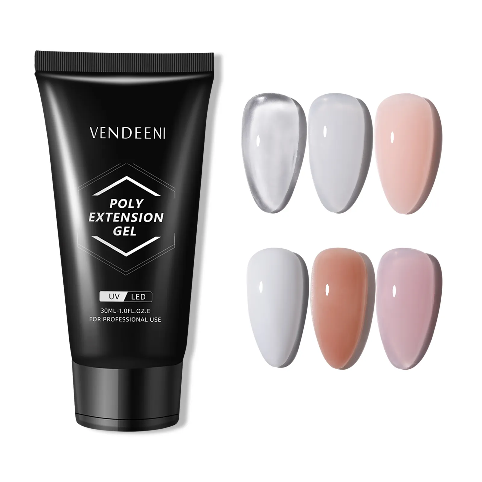 Vendeeni extensions d'ongles spécial Transparent durable modèle rapide colle UV Poly vernis à ongles faux ongles Gel