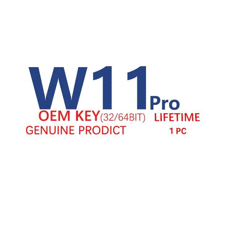 Mayorista Global Genuine Win11 Pro OEM Key 100% Online Activación W11 Pro Key W11 Pro License Key