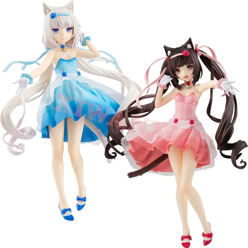 2 Styles 18CM NEKOPARA Cute Cat Chocolate PVC Doll Anime Figure Toys Sexy Girls Manga Figurine