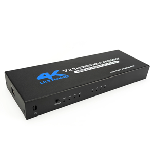 4KHDMIスイッチ7ポートHDMI2.0bスイッチャー7In1OutセレクターHDCP2.2リモコン付き4K60HZHDR10をサポート - Product Image 1